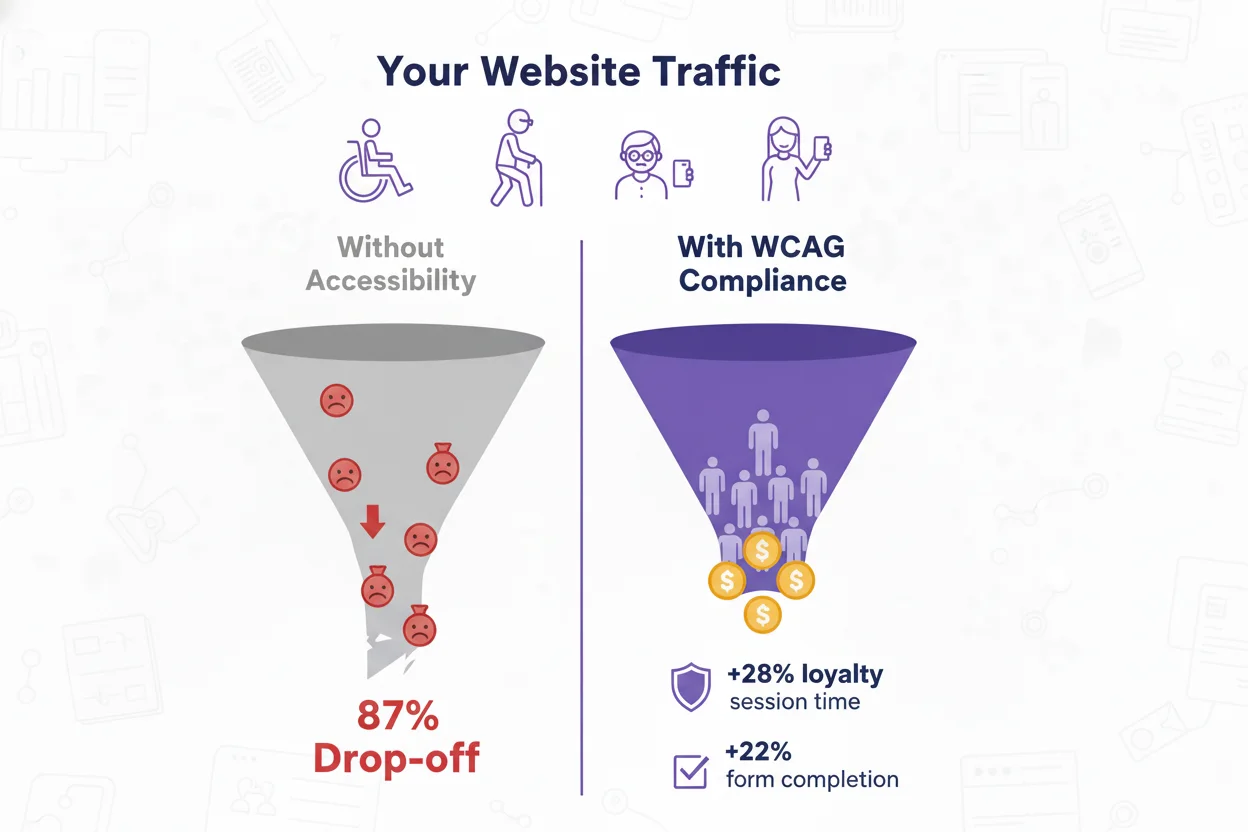 Accessibility isn't a feature—it's your competitive moat
